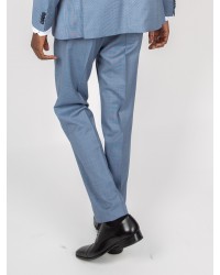 Pantalon de costume bleu clair pour homme grand : du 44 au 52/54