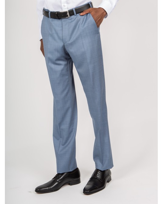 Pantalon de costume bleu clair pour homme grand : du 44 au 52/54