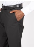 Pantalon de costume 1214 Studio noir pour homme grand