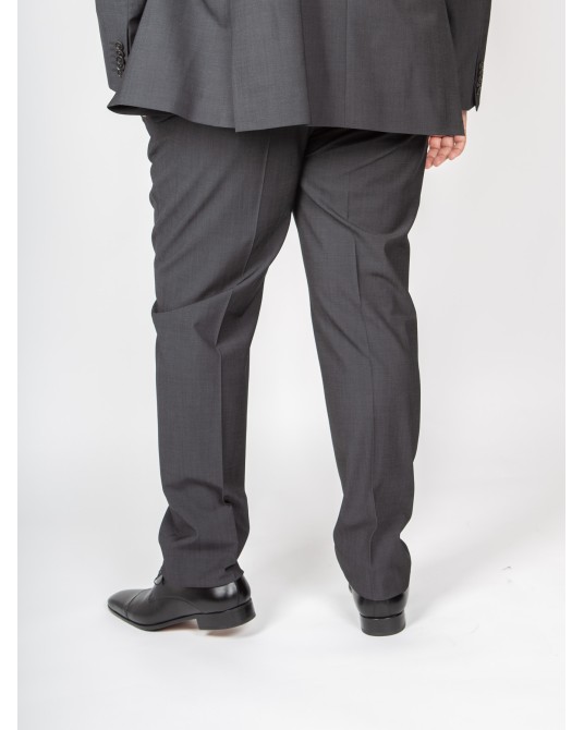 Pantalon de costume J.Ordell Marzotto grande taille anthracite