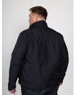 Blouson imperméable Bugatti grande taille bleu marine