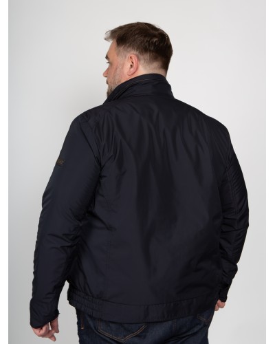 Blouson imperméable Bugatti grande taille bleu marine