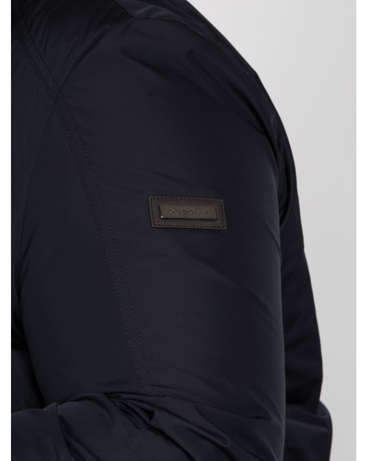 Blouson imperméable Bugatti grande taille bleu marine