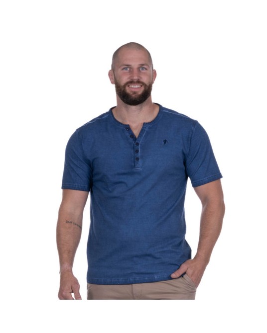 Tee shirt Ruckfield grande taille bleu indigo