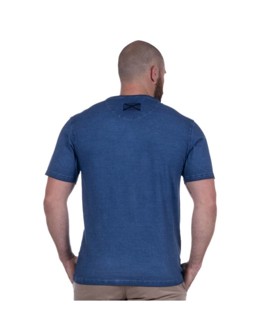 Tee shirt Ruckfield grande taille bleu indigo