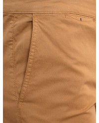 Pantalon chino 1214 camel en coton pima pour Homme Grand