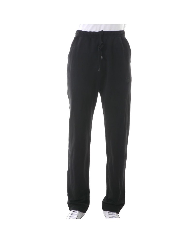 Ahorn Pantalon de jogging grande taille noir en micro-fibre