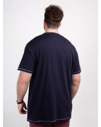 Tee shirt Duke grande taille bleu marine