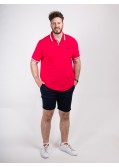 Short chino 1214 grande taille avec ceinture bleu marine