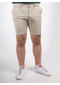 Short chino 1214 grande taille gabardine beige