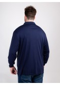 Polo manches longues jersey Ralph Lauren grande taille bleu marine