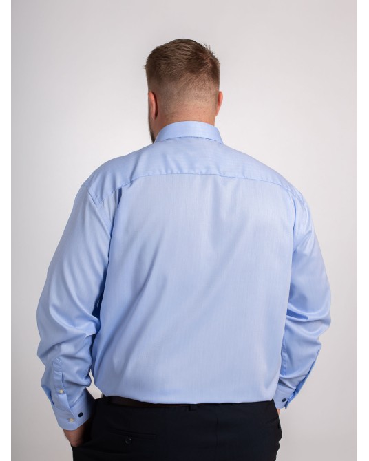 Chemise chevronJ.Ordell grande taille bleu