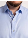 Chemise chevronJ.Ordell grande taille bleu