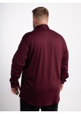 Chemise en jersey Hastorg grande taille bordeaux