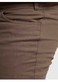 Pantalon chino armuré Maneven grande taille ocre