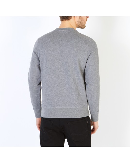 Sweat chiné Eden Park grande taille gris