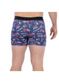 Boxer imprimé Ruckfield grande taille bleu marine