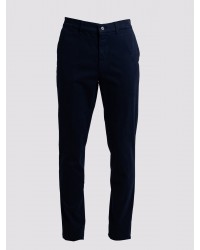 Pantalon chino 1214 sergé bleu marine pour Homme Grand