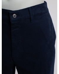 Pantalon chino 1214 sergé bleu marine pour Homme Grand