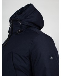 Parka longue Hastorg grande taille bleu marine