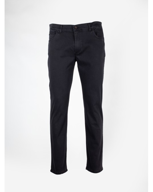 Pantalon chino super stretch 1214 grande taille noir