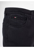 Pantalon chino super stretch 1214 grande taille noir