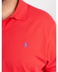 Polo piqué Ralph Lauren grande taille rouge