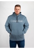 Sweat à capuche Calvin Klein grande taille gris