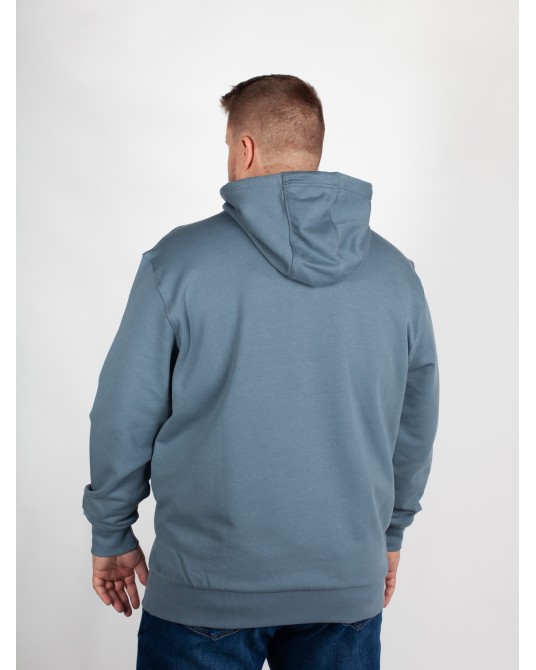 Sweat à capuche Calvin Klein grande taille gris