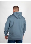 Sweat à capuche Calvin Klein grande taille gris