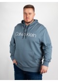 Sweat à capuche Calvin Klein grande taille gris