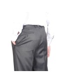 Pantalon Préférence gris bleuté homme grand