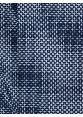 Chemise micro motif croix J.Ordell manches extra-longues 72 cm bleu marine