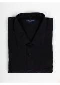 Chemise Casa Moda manches extra-longues 72 cm en coton noire