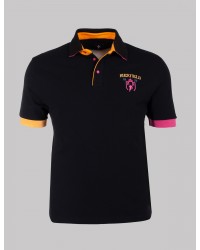 Polo piqué grande taille noir