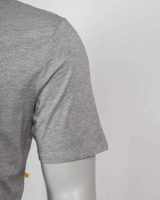 Tee-shirt grande taille imprimé gris