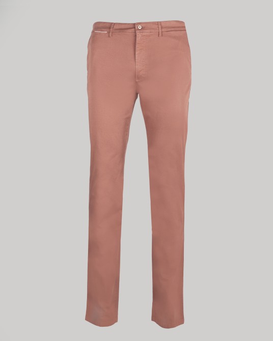 Pantalon chino twill rose pour Homme Grand