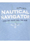 Tee shirt Nautical grande taille bleu