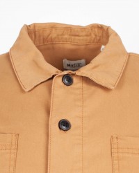 Surchemise gabardine pour homme grand camel