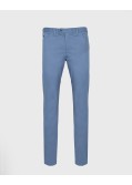 Pantalon chino twill grande taille bleu