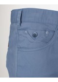 Pantalon chino twill grande taille bleu