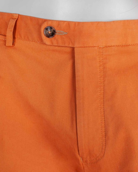 Pantalon chino Genua grande taille orange