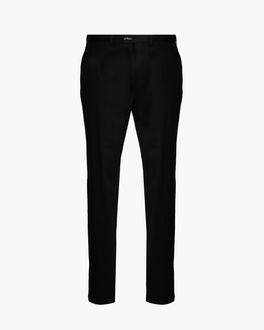 Pantalon chino Genua grande taille noir