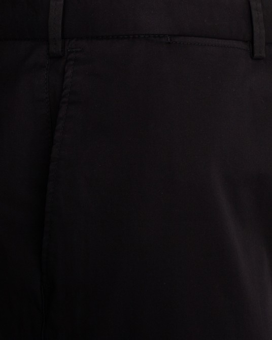 Pantalon chino Genua grande taille noir