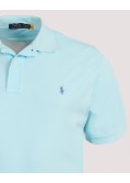 Polo piqué grande taille turquoise