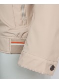 Blouson imperméable grande taille beige