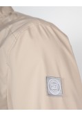 Blouson imperméable grande taille beige