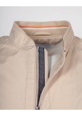 Blouson imperméable grande taille beige