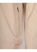 Blouson imperméable grande taille beige