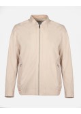 Blouson imperméable grande taille beige